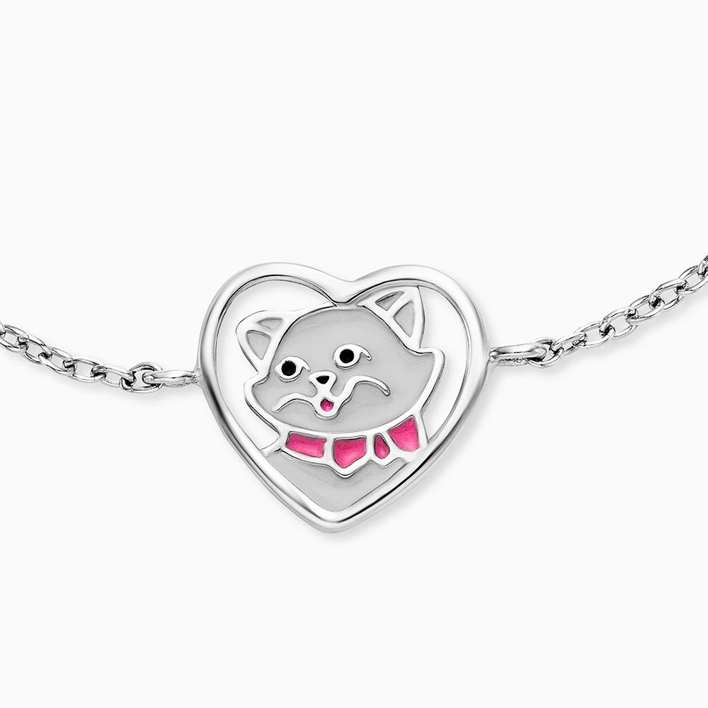 Engelsrufer Kinderarmband Mädchen Katze mit Emaille Multicolor Engelsrufer Kinderarmband Mädchen Katze Mit Emaille Multicolor -Engelsrufer Kette Verkäufe heb cat heart 2