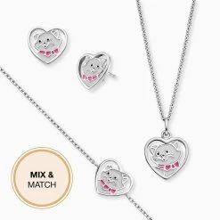 Engelsrufer Kinderarmband Mädchen Katze Mit Emaille Multicolor 6 Engelsrufer Kinderarmband Mädchen Katze Mit Emaille Multicolor -Engelsrufer Kette Verkäufe heb cat heart 5