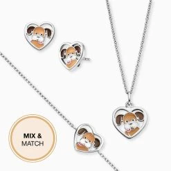 Engelsrufer Kinderarmband Mädchen Hund Mit Emaille Multicolor -Engelsrufer Kette Verkäufe heb dog heart 5