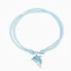 Engelsrufer Mädchen Kinderarmband Hellblau Nylon Mit Delfin Anhänger