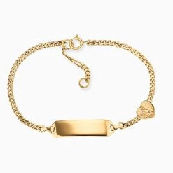 Engelsrufer Kinder Armband ID Schutzengel Herz Gold