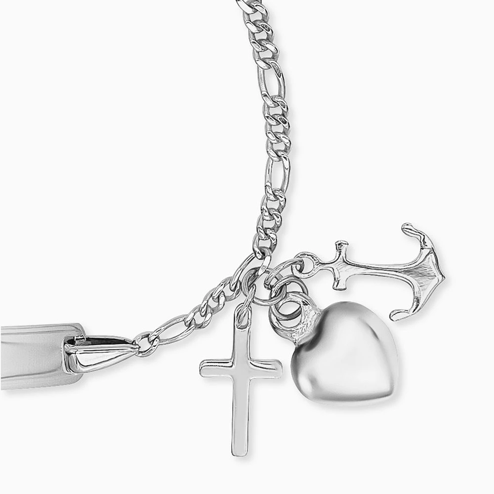 Engelsrufer Mädchen Kinderarmband Silber mit Kreuz, Herz und Anker Anhängern Engelsrufer Mädchen Kinderarmband Silber Mit Kreuz, Herz Und Anker Anhängern -Engelsrufer Kette Verkäufe heb id flh 1 1