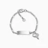Engelsrufer Kinder-Armband Mädchen Silber Mit Herz Symbol Individuell Gravierbar -Engelsrufer Kette Verkäufe heb name 01h 1