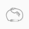 Engelsrufer Kinder-Armband Mädchen Silber Mit Herz Symbol Bei Den Verschluss Individuell Gravierbar