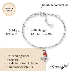 Engelsrufer Mädchen Kinderarmband Silber Mit Papagei 6 Engelsrufer Mädchen Kinderarmband Silber Mit Papagei -Engelsrufer Kette Verkäufe heb parrot5