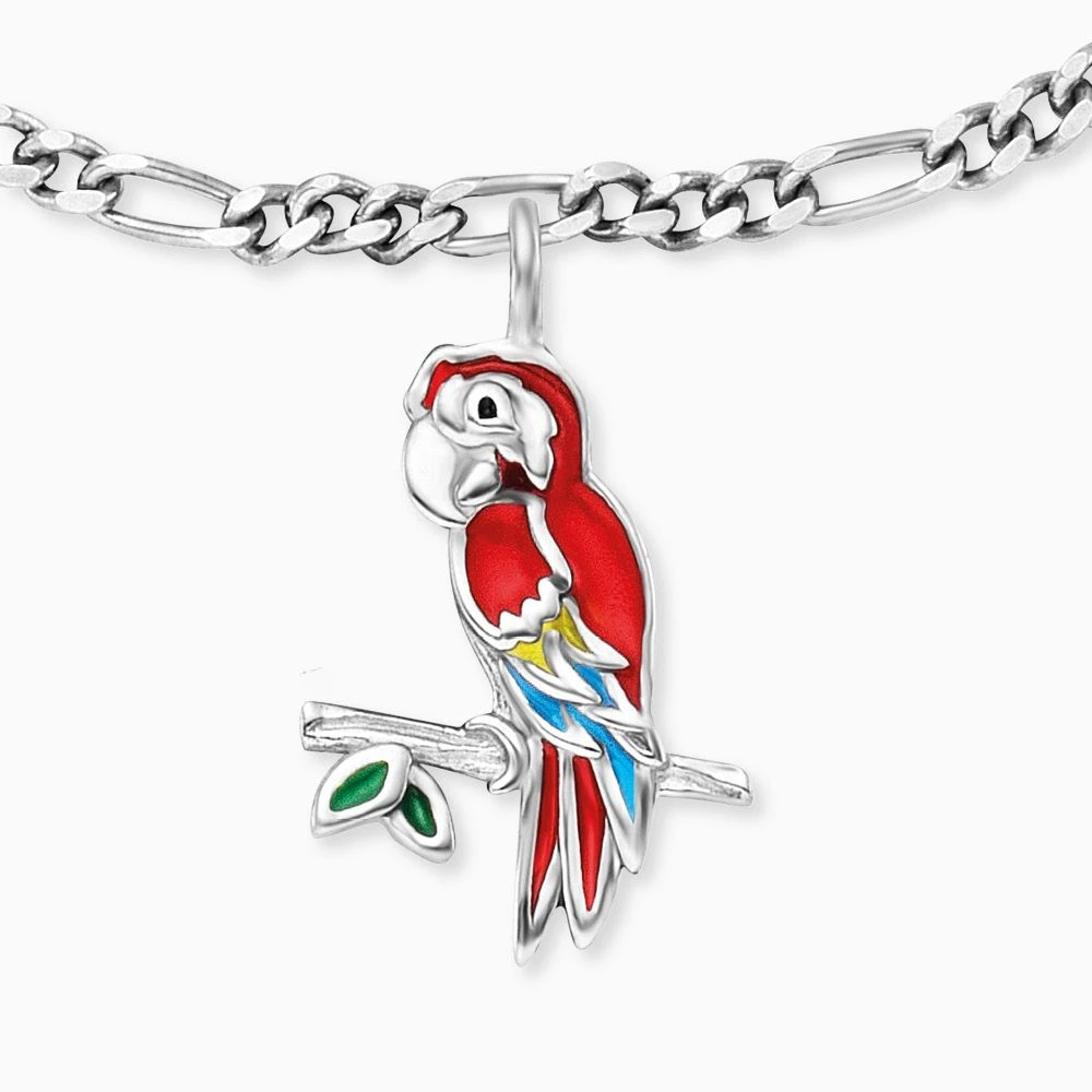Engelsrufer Mädchen Kinderarmband Silber mit Papagei Engelsrufer Mädchen Kinderarmband Silber Mit Papagei -Engelsrufer Kette Verkäufe heb parrot 1