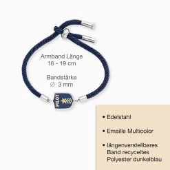 Engelsrufer Kinderarmband Jungen Edelstahl Mit Emaille Pilot -Engelsrufer Kette Verkäufe heb pilot 4