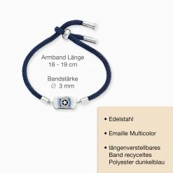 Engelsrufer Kinderarmband Jungen Edelstahl Mit Emaille Polizei -Engelsrufer Kette Verkäufe heb police 4