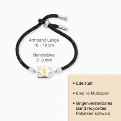 Engelsrufer Kinderarmband Jungen Edelstahl Mit Emaille Sheriff -Engelsrufer Kette Verkäufe heb sheriff 4