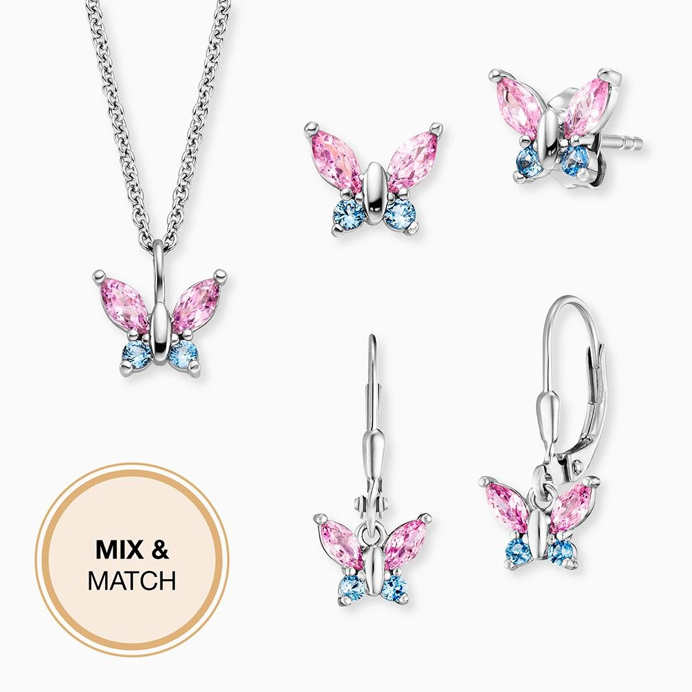 Engelsrufer Kinderohrhänger Mädchen Schmetterling mit Zirkonia Multicolor Engelsrufer Kinderohrhänger Mädchen Schmetterling Mit Zirkonia Multicolor -Engelsrufer Kette Verkäufe hee butterfly1 zi h 4