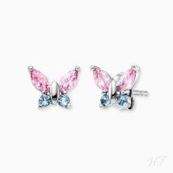 Engelsrufer Kette Verkäufe 9 Engelsrufer Kinderohrstecker Mädchen Schmetterling Mit Zirkonia Multicolor