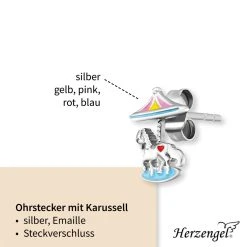 Engelsrufer Kinderohrringe Silber Karussell -Engelsrufer Kette Verkäufe hee carousel4