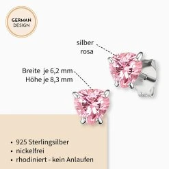 Engelsrufer Mädchen Ohrstecker Silber Mit Herz Aus Zirkoniastein 5 Engelsrufer Mädchen Ohrstecker Silber Mit Herz Aus Zirkoniastein -Engelsrufer Kette Verkäufe hee heart03 zi3 2