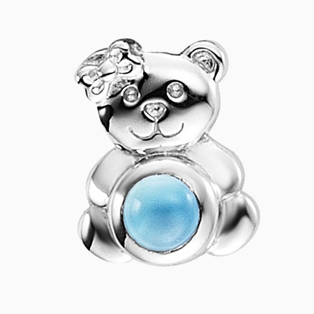 Ohrstecker Teddy Silber mit Blauen Achat Ohrstecker Teddy Silber Mit Blauen Achat -Engelsrufer Kette Verkäufe hee teddy ba 1