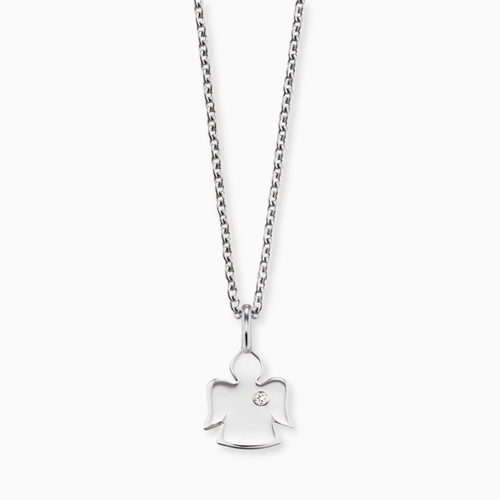 Engelsrufer Mädchen-Kinderkette Schutzengel Silber mit Zirkonia Engelsrufer Mädchen-Kinderkette Schutzengel Silber Mit Zirkonia -Engelsrufer Kette Verkäufe hen angel zi 2 1
