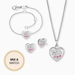 Engelsrufer Kinderkette Mädchen Katze Mit Emaille Multicolor 5 Engelsrufer Kinderkette Mädchen Katze Mit Emaille Multicolor -Engelsrufer Kette Verkäufe hen cat heart 4