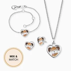 Engelsrufer Kinderkette Mädchen Hund Mit Emaille Multicolor -Engelsrufer Kette Verkäufe hen dog heart 4