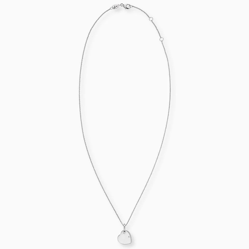 Engelsrufer Mädchen-Kinderkette Silber Herz Medaillon mit Zirkonia Gravierbar Engelsrufer Mädchen-Kinderkette Silber Herz Medaillon Mit Zirkonia Gravierbar -Engelsrufer Kette Verkäufe hen id heart zi 1