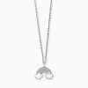 Engelsrufer Mädchen-Kinderkette Silber Mit Regenbogen Multicolor